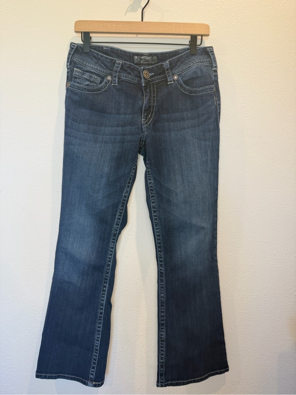 Women’s Siver Suki Jeans Mid Rise Bootcut Size 30/30
